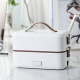 Electric lunch box stainless steel liner portable plug-in small insulation lunch box home heating lunch box steaming rice artifa - V.I.P Digital Presence
