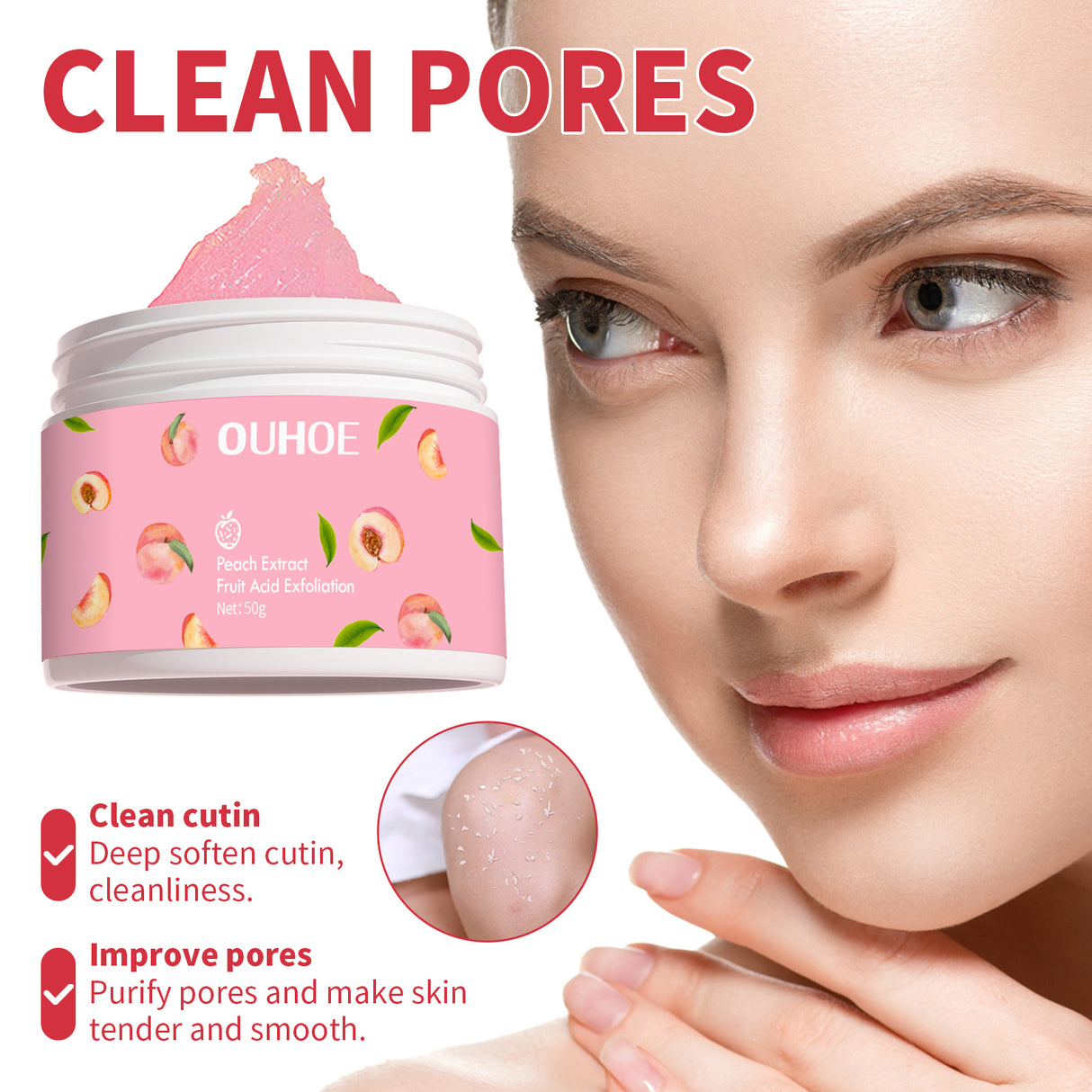 Whitening Exfoliating Face Cream, Cleans Skin Pores, Exfoliates, Tightens, Moisturizes And Brightens Face Cream - V.I.P Digital Presence