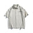 Simple letter embroidery casual short sleeved shirt men's half sleeved shirt - V.I.P Digital Presence