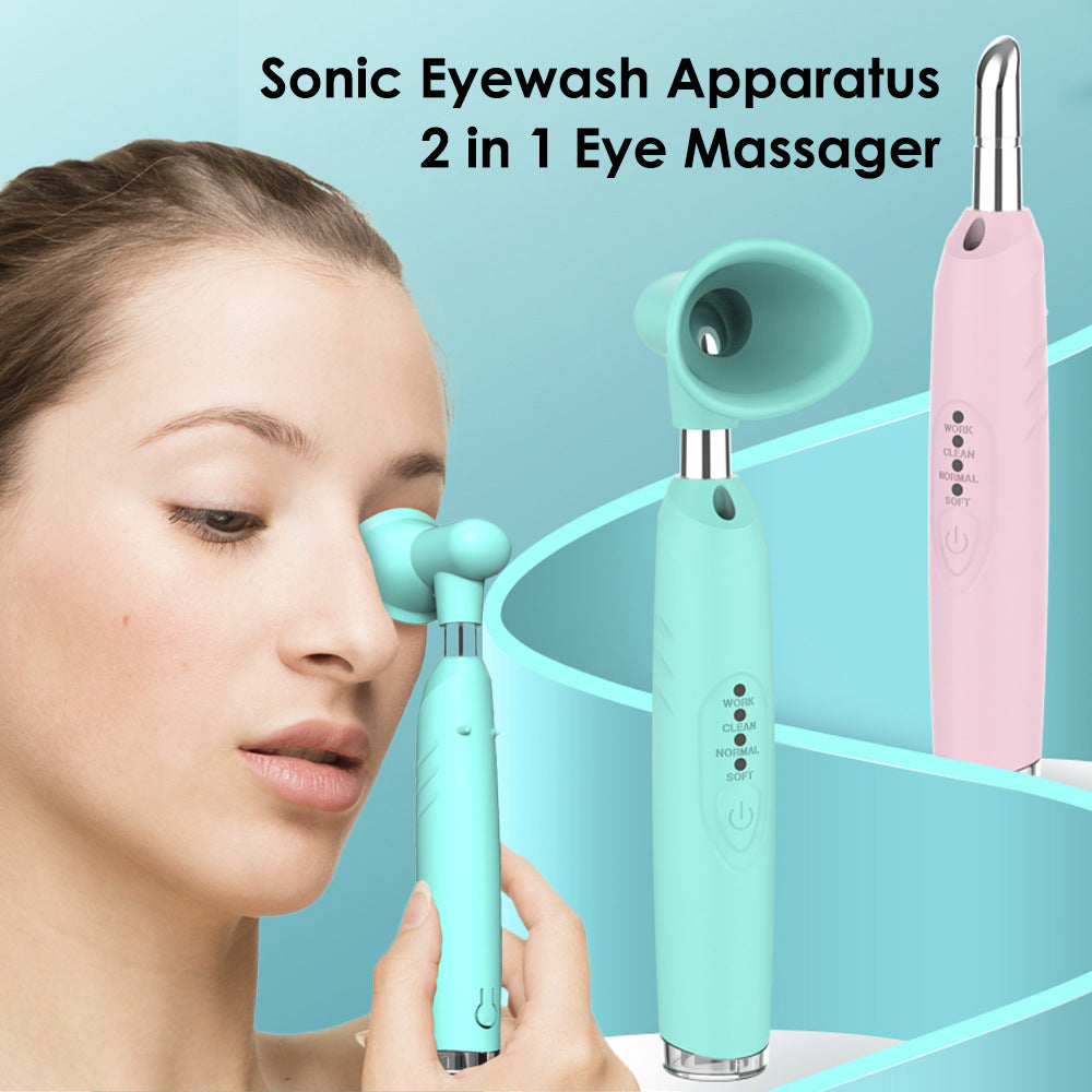 3-Speed Electric Sonic Eyewash Instrument Household Eye Massager Portable Eyewasher Eyeball Cleaning And Moisturizing Instrument - V.I.P Digital Presence