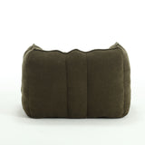 Soft Bean Bag Chair with High Resilient Foam(Chips)for living room and bedroom,Comfortable Square Lazy Sofa with Footstool - V.I.P Digital Presence