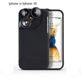 4 In 1 Telescope lense Mobile Phone Case for Iphone x 8plus 7 plus 6 plus 8 7 6s Camera lenses Outdoor Hunting - V.I.P Digital Presence