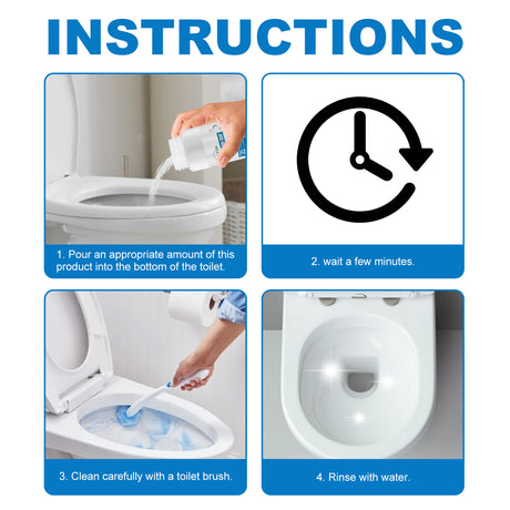 Toilet Reactive Oxygen, Toilet Decontamination Detergent Household Toilet Cleaner - V.I.P Digital Presence