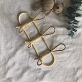 Kids Room Decor Hanger Rattan Wall Hooks Kids Garments Organizer Rack Clothes Hat Hanging Hook Rattan Hanger - V.I.P Digital Presence