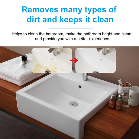 Bathroom Multifunctional Cleaning Tablets, Bathroom Decontamination Fragrance Bathtub Scale Household Cleaning Tablets - V.I.P Digital Presence
