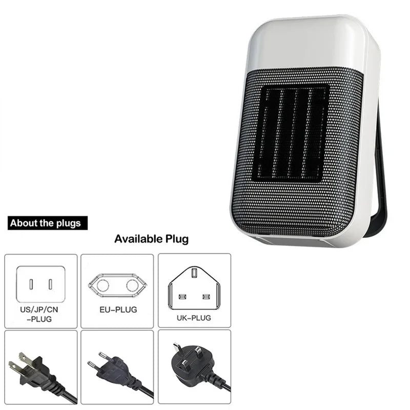 500W Electric Fan Heater Space Heater PTC Fast Heating 110V/220V Office Desktop Portable Electric Heater Radiator Air Heaters - V.I.P Digital Presence