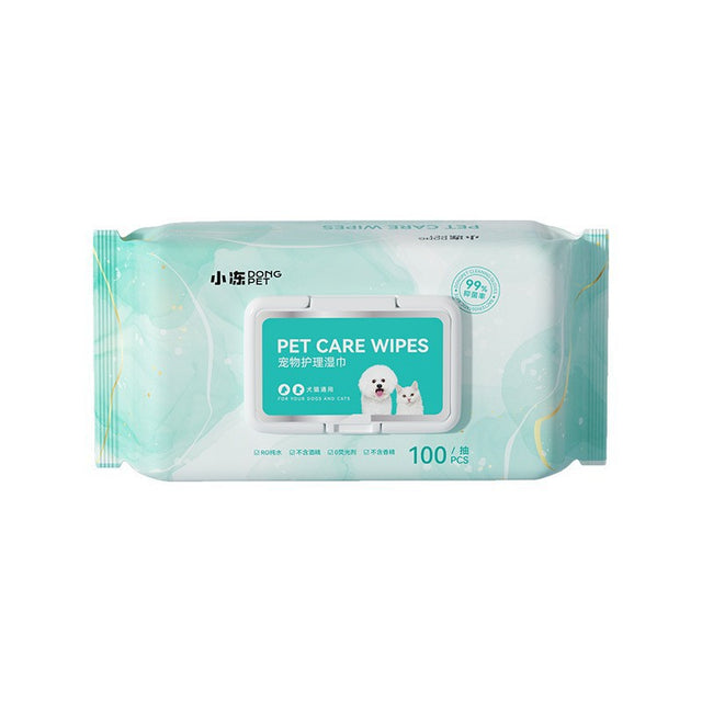 Pet Wet Wipes 100 Sheets for Cats and Dogs Eye Cleaning Tear Stain Wipes Extra Large and Thick Cat and Dog Supplies - V.I.P Digital Presence