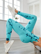 Printed High Waist Active Leggings - V.I.P Digital Presence
