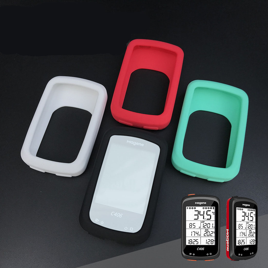 Magene Mckin C406 Code Watch Protective Cover Silicone Case Color Pro Case Anti-Fall Sleeve With High-Definition Film - V.I.P Digital Presence
