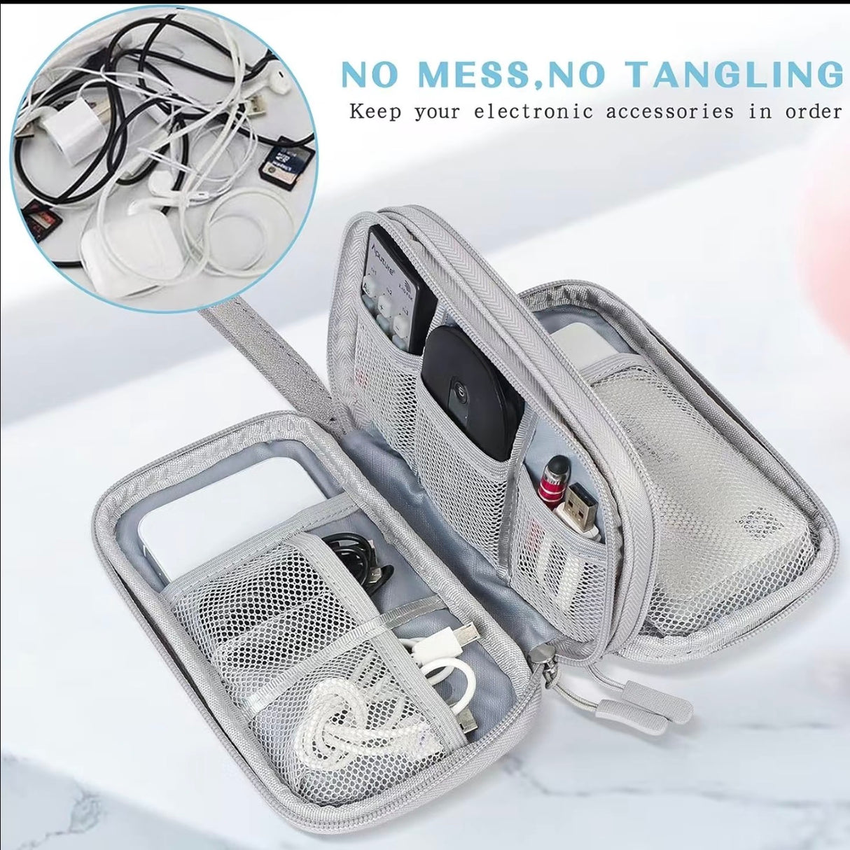 TechNest Travel Organizer Pouch