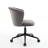 Home Office Chair, Velvet Fabric Swivel Flower Shape Computer Desk Chair for Home Office or Bedroom - V.I.P Digital Presence