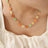 Titanium Steel Oil Drip Flower Necklace - V.I.P Digital Presence
