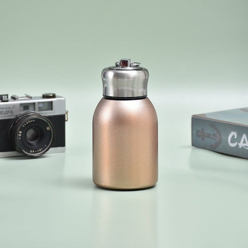 Mini 304 stainless steel chubby thermos cup double layer vacuum portable portable pocket cup gift cup - V.I.P Digital Presence