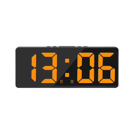 Multifunctional LED Digital Clock: Features number display, color nightlight, temp, calendar, alarm. Large size, backlit, great - V.I.P Digital Presence