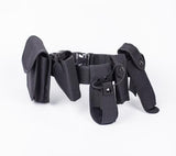 7 pcs Tactical Duty Belt Black Law Enforcement Hutning Equipment System Waist Gun Holster Flashlight Pouch set - V.I.P Digital Presence