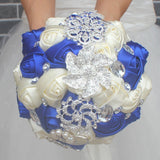 Artificial Wedding Bouquets Hand Made Flower Rhinestone Bridesmaid Crystal Bridal Wedding Bouquet - V.I.P Digital Presence