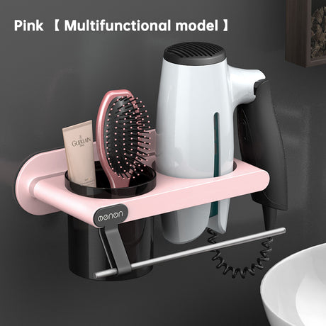 Hanging Hair Dryer Rack Toilet Storage Rack Hair Dryer Rack Storage Rack Non Perforated Wall Mounted Air Duct Rack - V.I.P Digital Presence