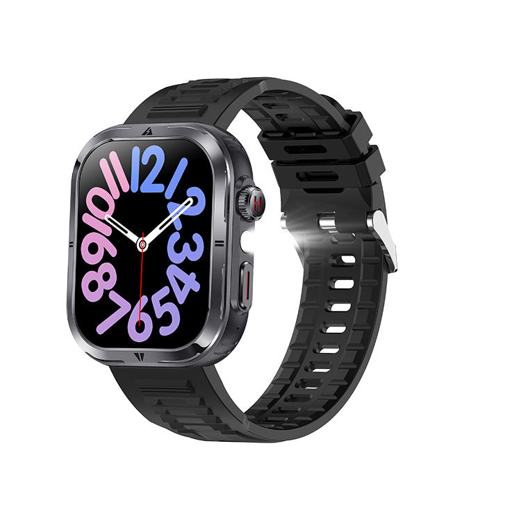 New MK86LED manual tube waterproof outdoor three-proof Bluetooth call true blood oxygen multi-sports large battery - V.I.P Digital Presence