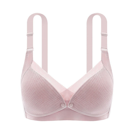 Nursing Underwear Maternity Underwear Front Open Buckle Thin Seamless Bra Cotton Lining Large Size Nursing Bra - V.I.P Digital Presence