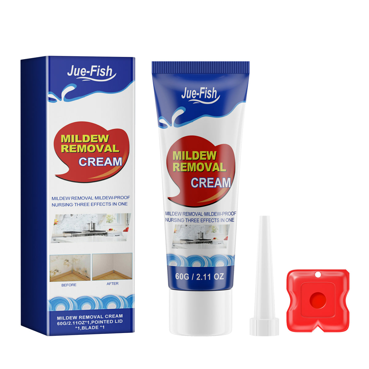 Mildew Removal Cream, Wall Stains Tile Sink Crevices Washing Machine Silicone Ring Mold Remover - V.I.P Digital Presence