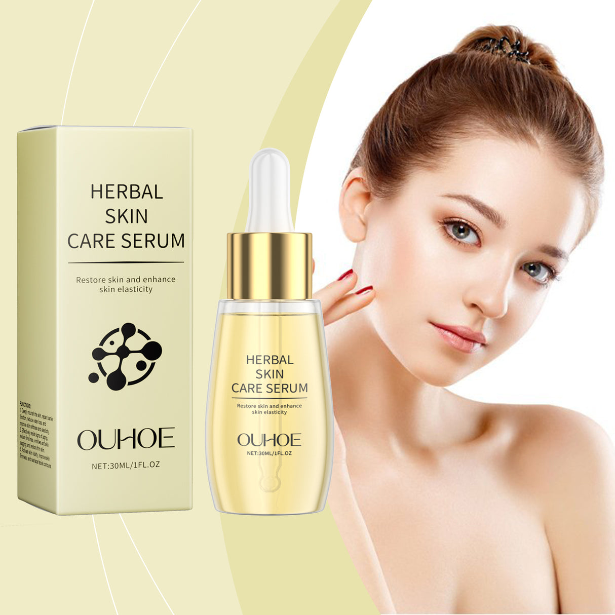 Esencia herbal para el cuidado de la piel, hidratante, nutritiva y que mejora la elasticidad de la piel, suaviza y humecta el rostro.