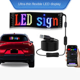 Flexible LED Advertising Screen LED Soft Panel APP Bluetooth Car Display - V.I.P Digital Presence