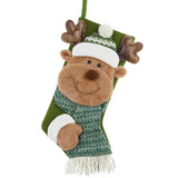 Christmas decorations, hanging decorations, candy socks, gift socks, Christmas gifts, green Christmas socks - V.I.P Digital Presence