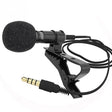 VOXLINK 3.5 mm Microphone Clip Tie Collar for Mobile Phone Speaking in Lecture 1.5m/3m Bracket Clip Vocal Audio Lapel Microphone - V.I.P Digital Presence