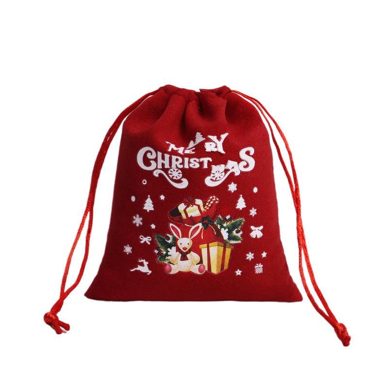 Christmas Gift Velvet/linen Drawstring Bags Bracelet Jewelry Candy Packaging Bags - V.I.P Digital Presence