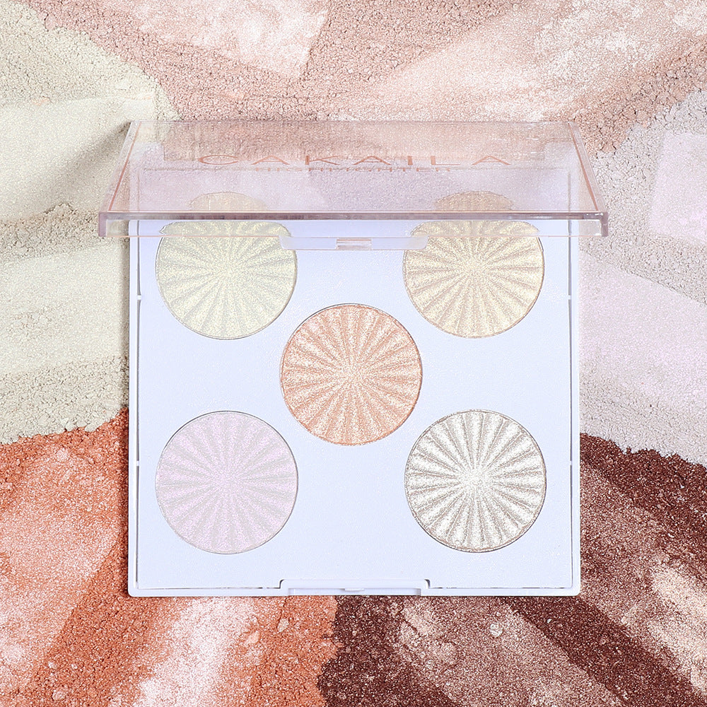 CAKAILA 5 color baking powder highlighting powder enhances silhouette contour - V.I.P Digital Presence