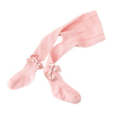 Spring And Autumn New Children's Pantyhose Bow Cotton White Baby Socks Medium Thick Foreign Girl Leggings - V.I.P Digital Presence