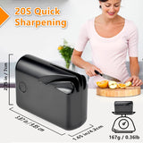 Electric Knife Sharpener, Professional Knife Sharpener for Home, Stages for Kitchen Knives Quick Sharpening & Polishing - V.I.P Digital Presence