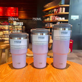 Large capacity portable insulated cup car mounted coffee cup 304 stainless steel - V.I.P Digital Presence