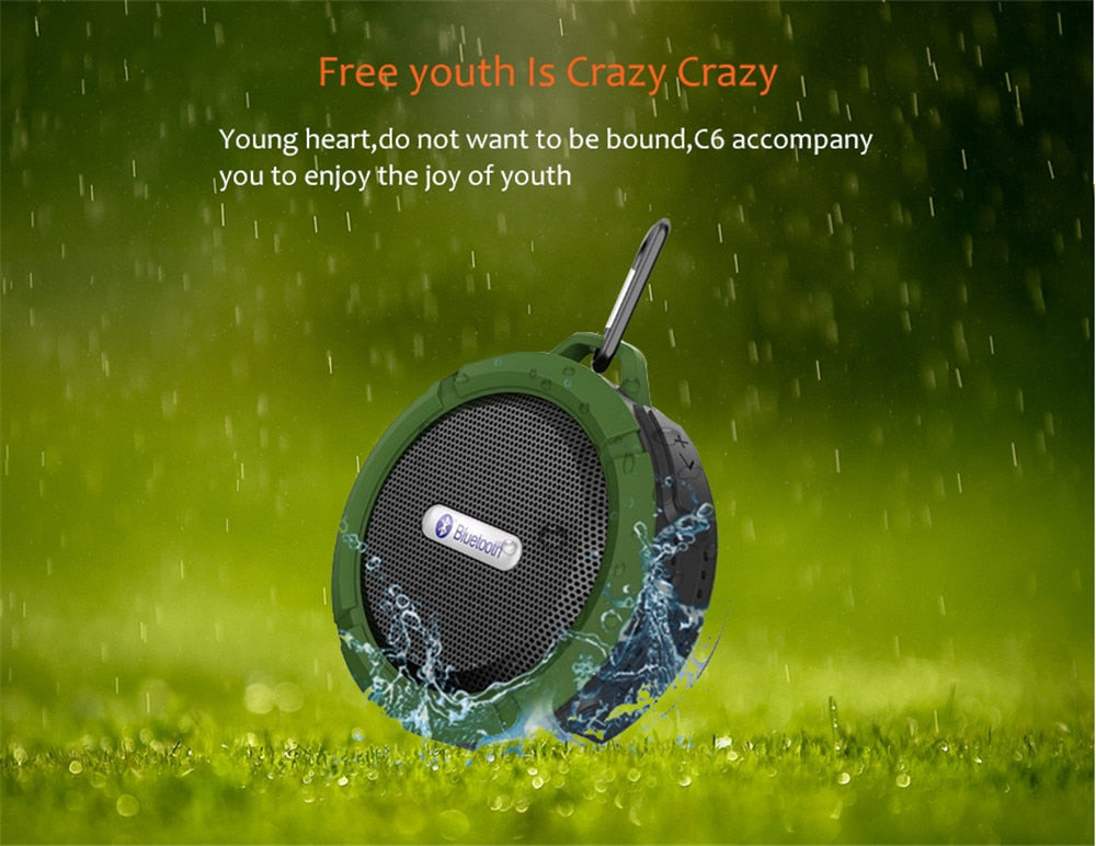 Portable Speaker Bluetooth Outdoor Wireless Music Speaker Subwoofer Sports Stereo Sound Mini Speaker Bluetooth Portable Bass - V.I.P Digital Presence