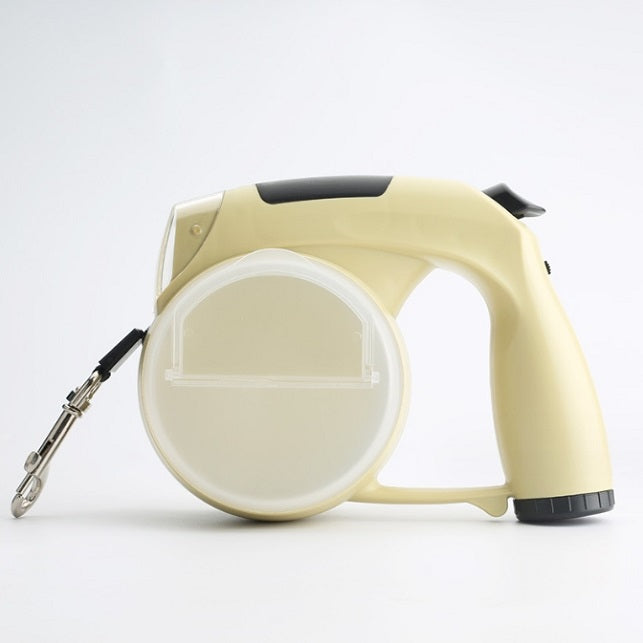 5 In 1 Multifunctional Dog Leash And Collar Custom Waterproof Automatic Led Retractable Dog Leash Poop Bag - V.I.P Digital Presence