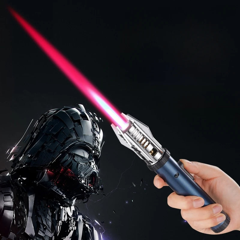 Planet Lightsaber Butane Gas Lighter 360° Use Metal Outdoor Windproof Turbine Torch Jet Lighter Gun BBQ Welding Cigar Tool - V.I.P Digital Presence