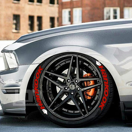 【 Font Set 】 Car Tire Stickers Tire Letter Stickers English Letter 3D Stereoscopic Stickers - V.I.P Digital Presence