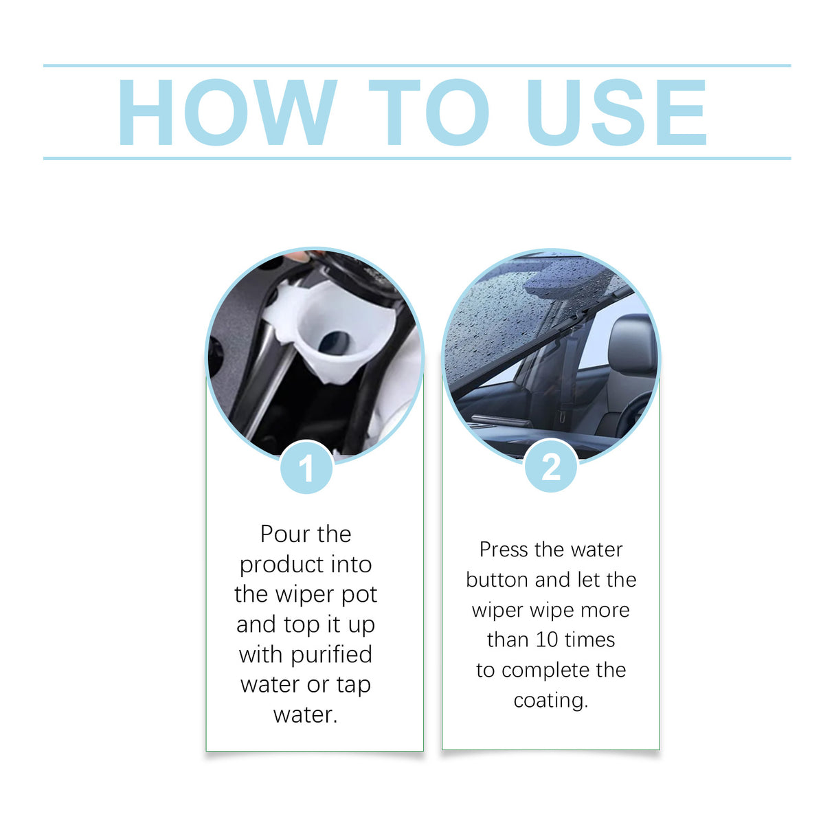 Car Coated Crystal Glass Water, Car Decontamination Wiper Clean Water Four Seasons Universal Rain Glass Water - V.I.P Digital Presence