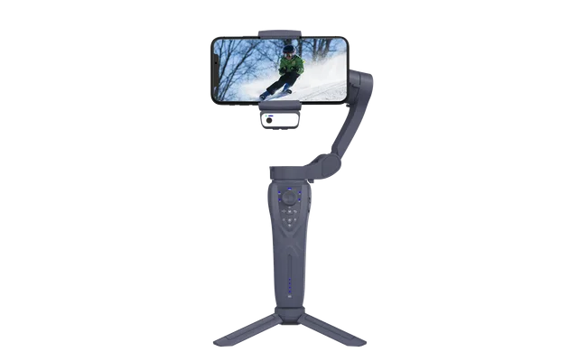 F12 mobile phone 3-axis anti shake stabilizer Tiktok live broadcast camera PTZ AI intelligent tracking face recognition - V.I.P Digital Presence