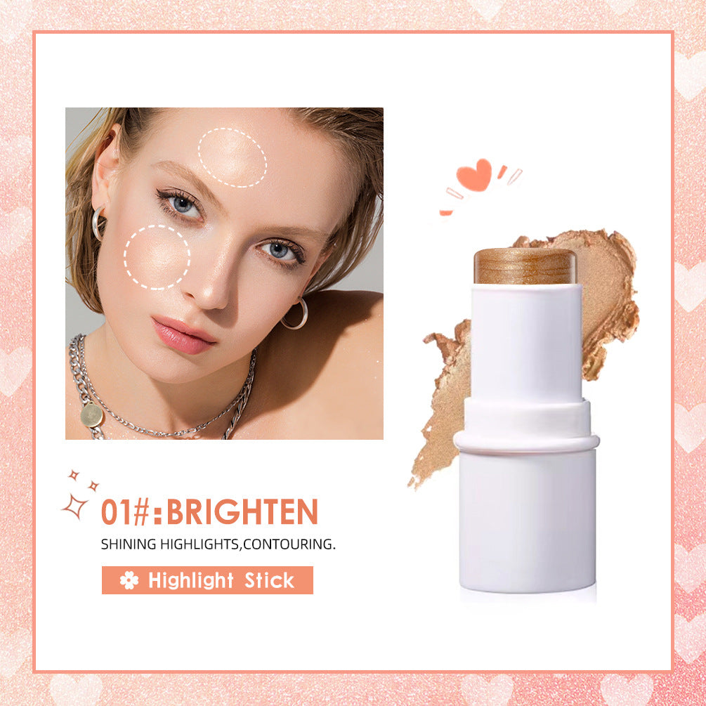 QIBEST Multifunctional Makeup Stick Highlighter Blush Contouring Balm Lip Stick Rouge Pen Lipstick - V.I.P Digital Presence