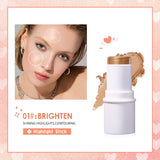 QIBEST Multifunctional Makeup Stick Highlighter Blush Contouring Balm Lip Stick Rouge Pen Lipstick - V.I.P Digital Presence
