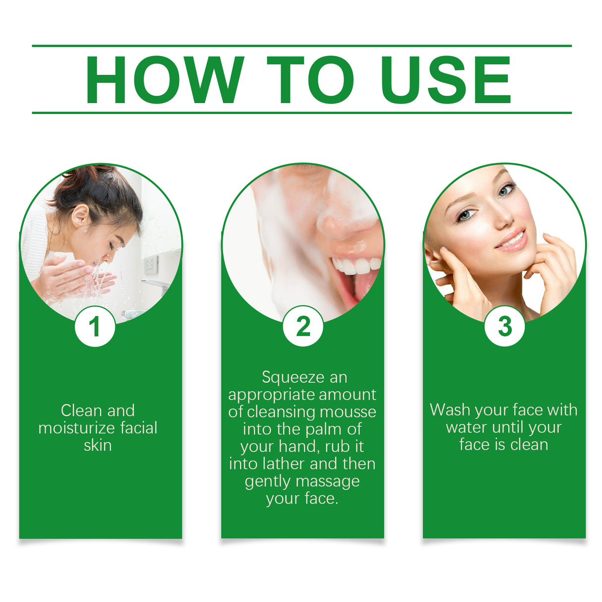 La espuma limpiadora facial de aloe vera limpia suavemente la piel y los poros, hidrata y controla la grasa, humecta y no tira.