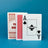 Texas Hold'em PVC waterproof poker, coarse frosted, pro - authorized, wide & large - printed - V.I.P Digital Presence