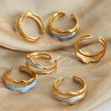 18K Gold-Plated Open Ring - V.I.P Digital Presence
