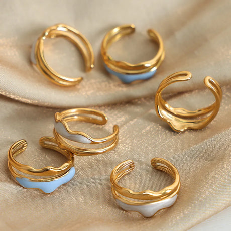 18K Gold-Plated Open Ring - V.I.P Digital Presence
