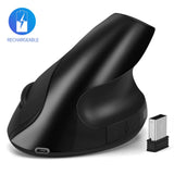 Ergonomic Optoelectronic Silent Charging 2.4G Wireless Mouse Vertical and Handheld - V.I.P Digital Presence