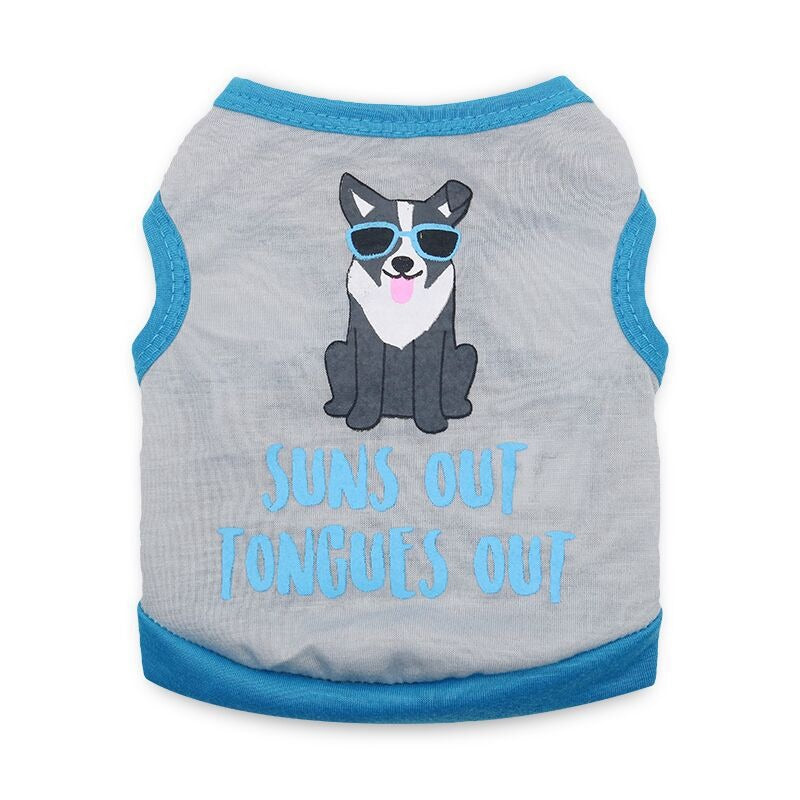 Dog Clothes Summer Clothes Teddy Bears Small Dogs Milk Dogs Puppy Clothes Pet Dog Vest Thin - V.I.P Digital Presence