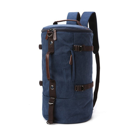 Men Travel Backpack Male Canvas Luggage Duffel Cylinder Bag Mountaineering Hiking Backpack For Men - V.I.P Digital Presence