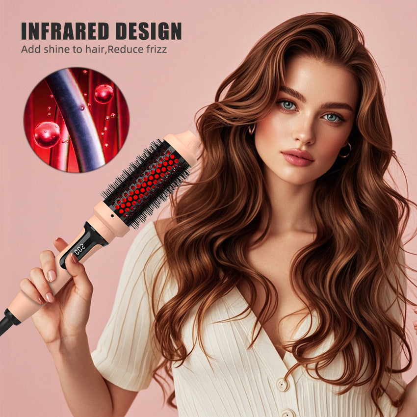 Infrared curling iron multifunctional straightener 2-in-1 straight hair comb curling iron dual-purpose electric heating comb - V.I.P Digital Presence