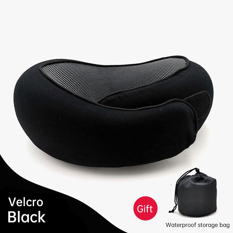 Memory Foam Neck Pillow Cervical Vertebra Travel Portable Noon Break Aircraft U Type Of Pillow Sleep Camping Pillow Carry Bag - V.I.P Digital Presence